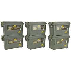 Plano Element Proof Ammunition Box OD Green Folding 6-Pack