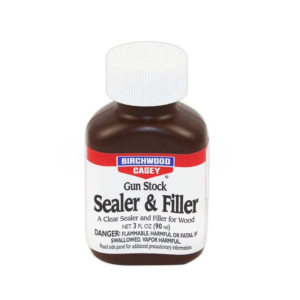 GUN STOCK SEALER & FILLER / CLEAR / 3 OZ