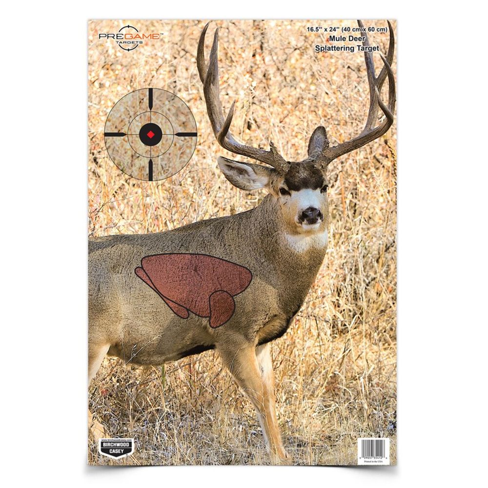 Pregame 16.5" X 24" Mule Deer Target - 3 Sheets
