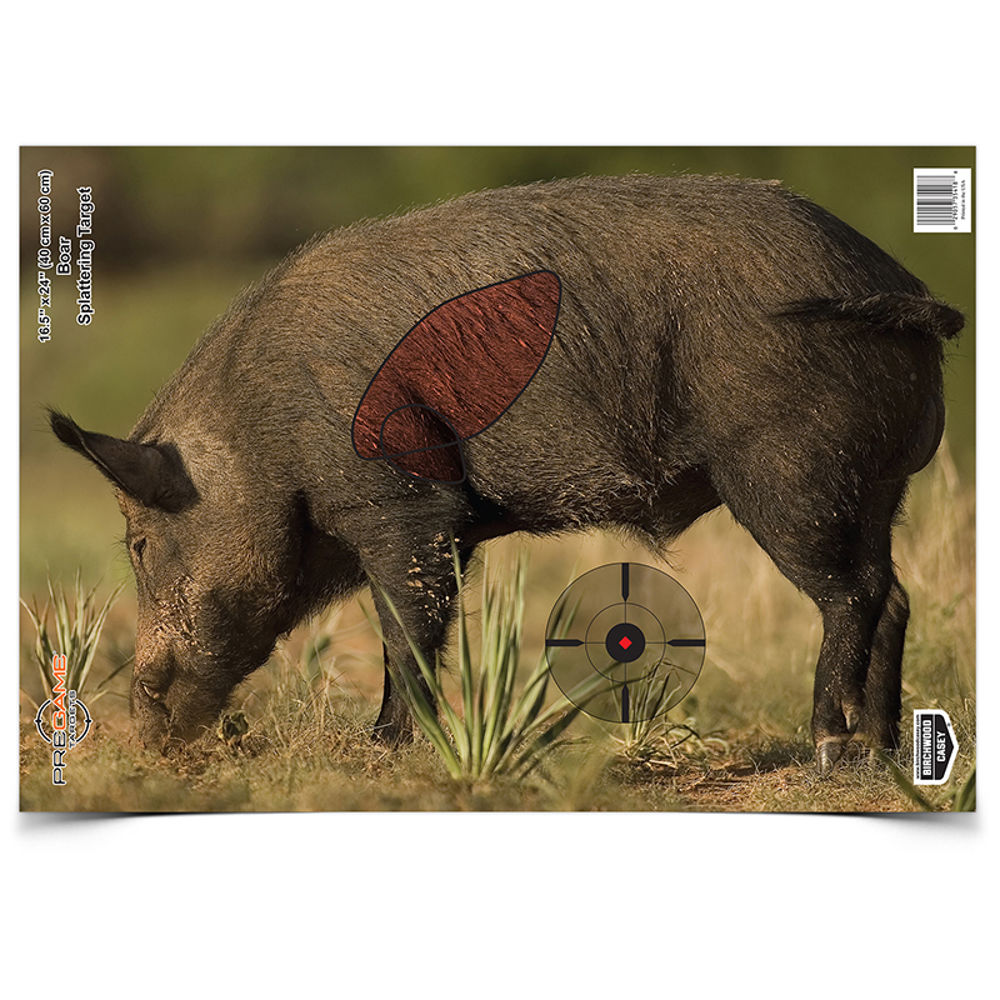 Pregame 16.5" X 24" Boar Target - 3 Sheets