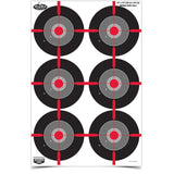 DIRTY BIRD 12IN X 18IN MULTIPLE BULLSEYE TARGET - 8 SHEETS photo 1