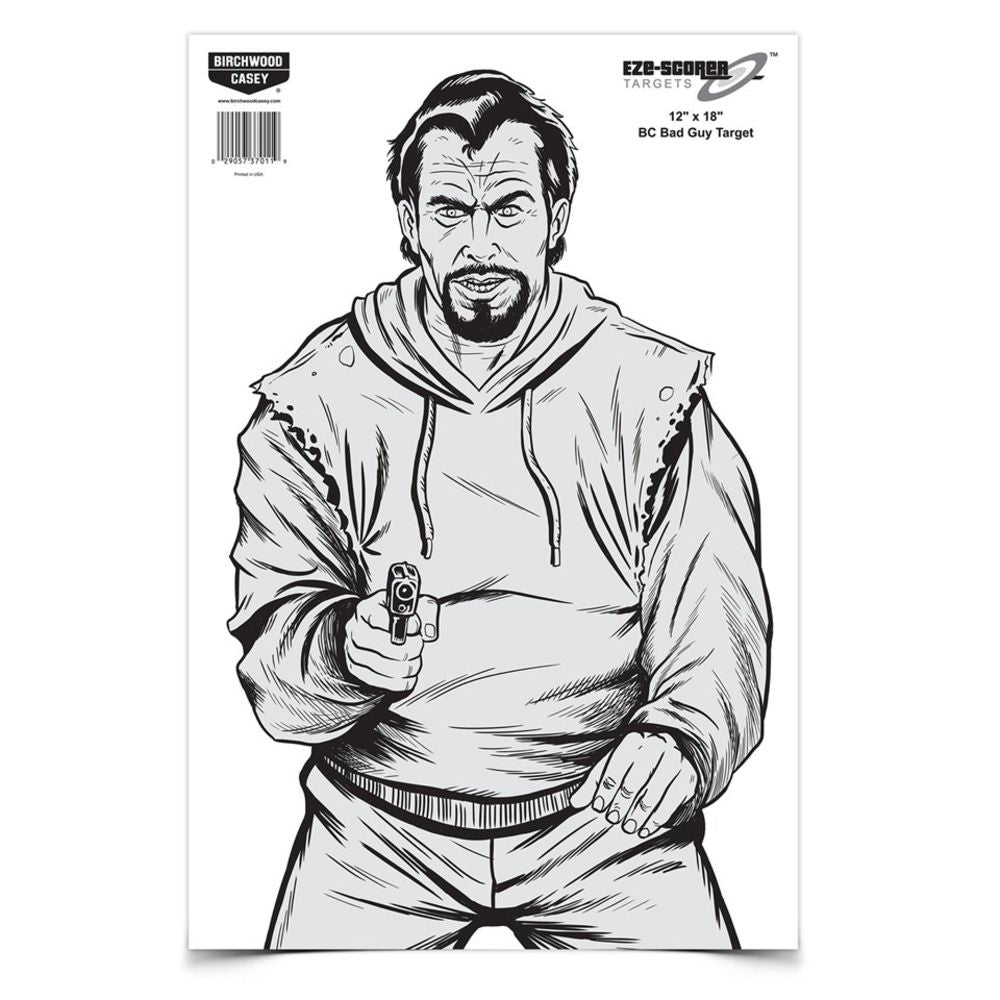EZE-SCORER 12IN X 18IN BC BAD GUY PAPER - 10 SHEETS