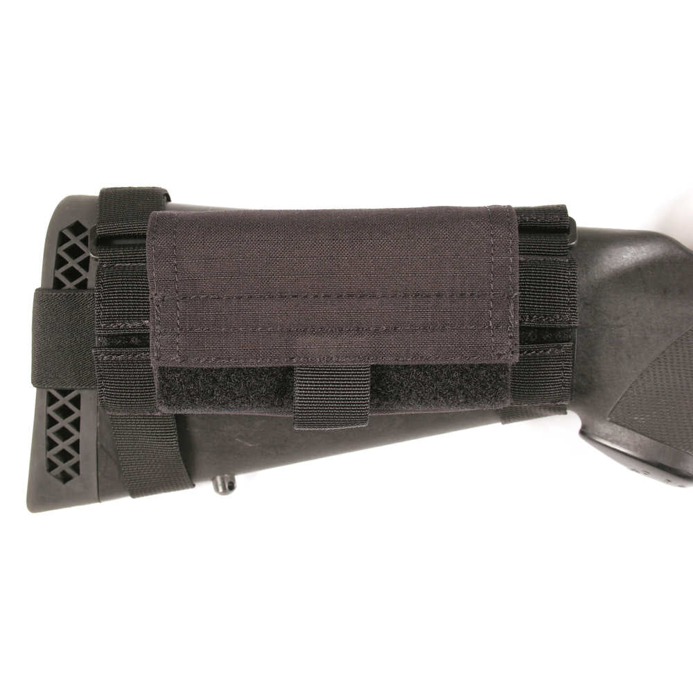 Buttstock Shell Holder Pouch Black