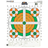 SK 100YD Sight-In Rifle Orange/Green BLL Target 12-Pack photo 1