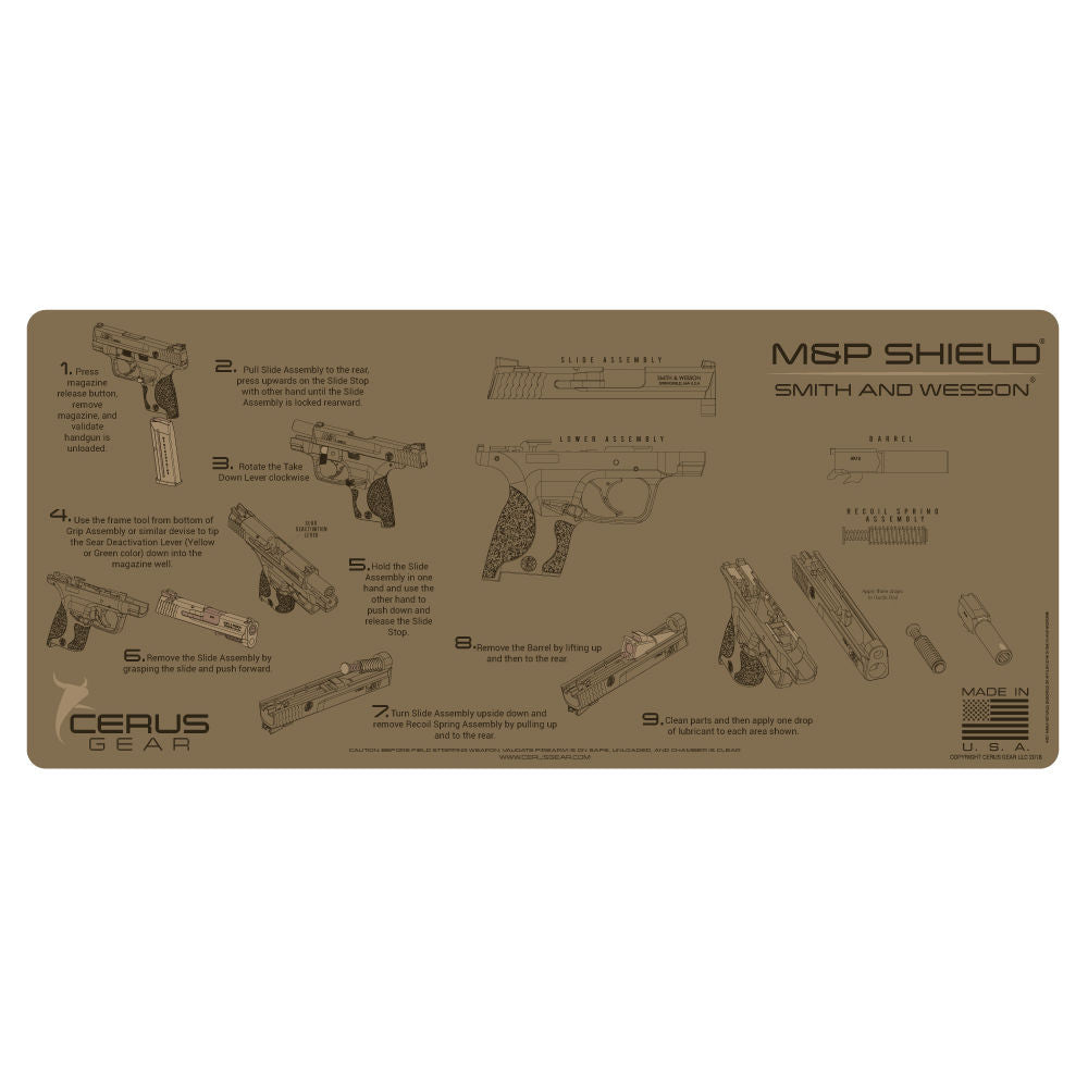 M&P Shield Instructional Coyote