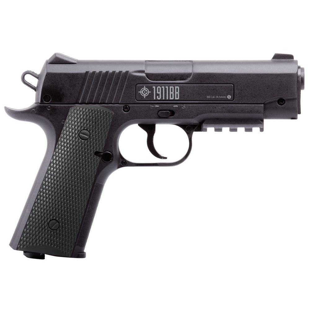 1911BB Black CO2 Power Semi-Auto BB Air Pistol
