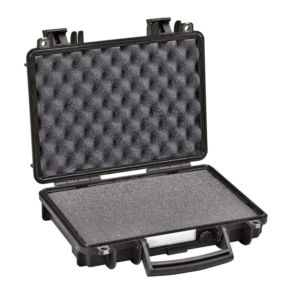 Single Pistol Case Black Pre Cubed Foam