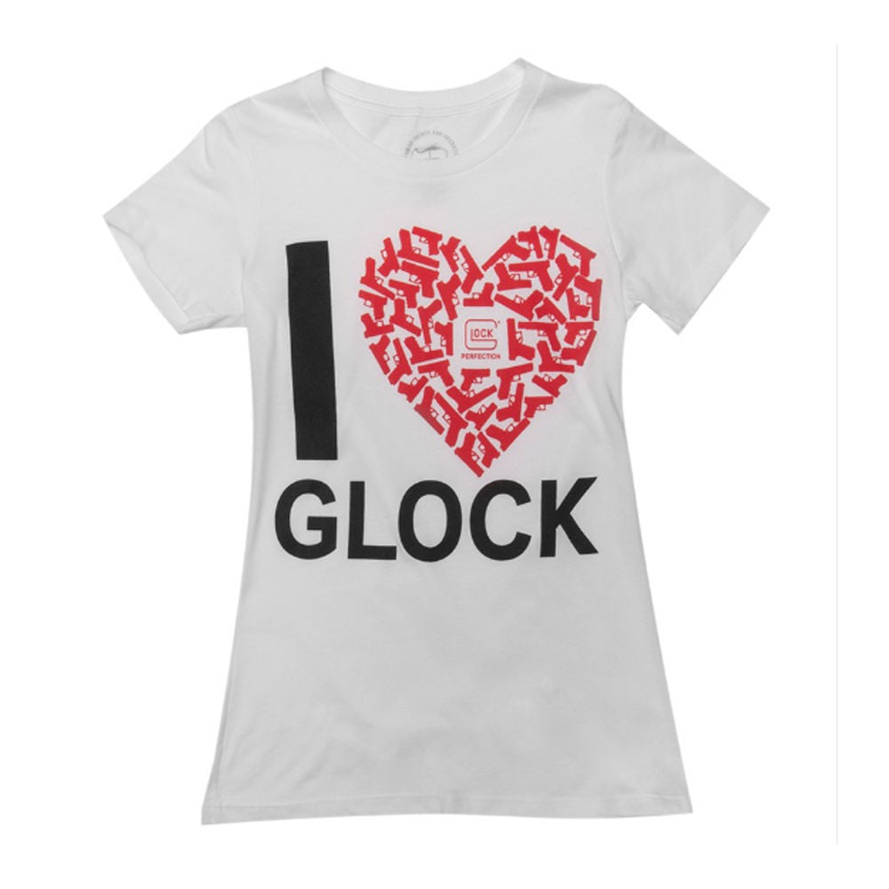 Glock I Love T-Shirt White XL