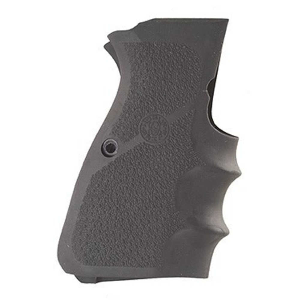 Brown HP Molded Grip Rubber with Finger-Groove Grooves
