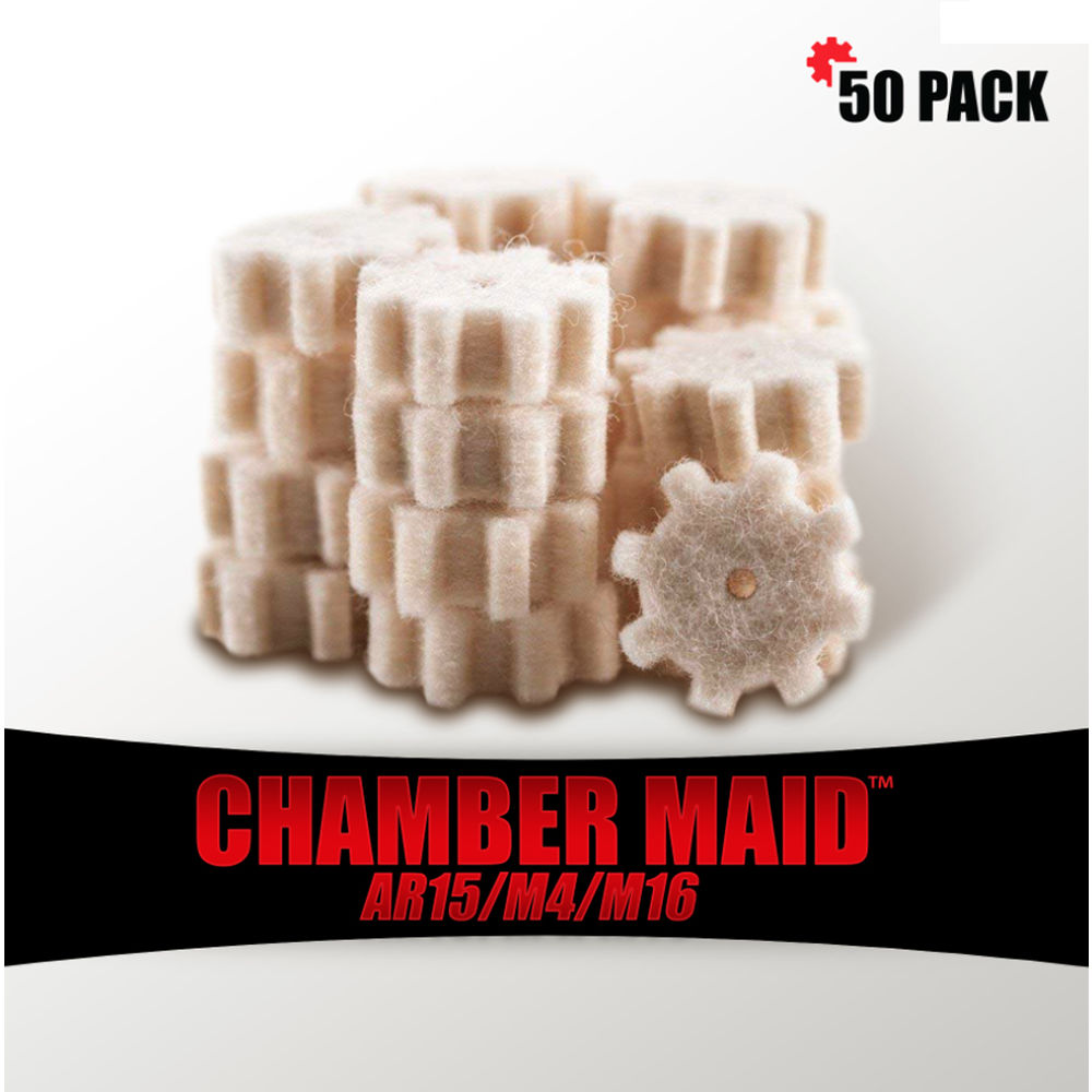 Chmbr Maid 556mm Caliber Star Swabs 50-Pack