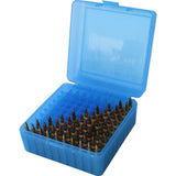 AMMO BOX 100 RD FLIP TOP 22-250 BLU photo 1