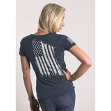 Women's America Relaxed Fit Tshirt Navy 2XL photo 1
