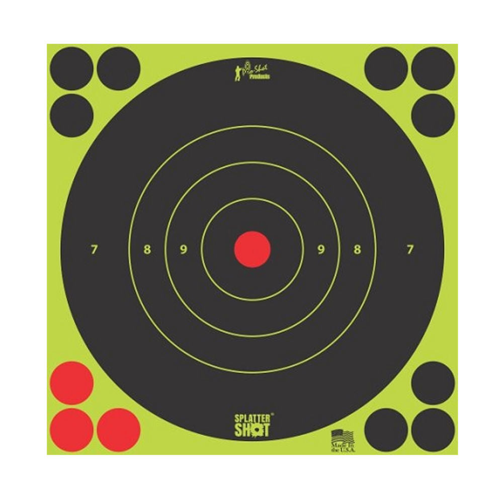 8" Green Bulls Eye Target 30 Qty Pk BG