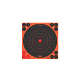 8" Orange Bulls Eye Target 30 Qty Pk BG photo 1