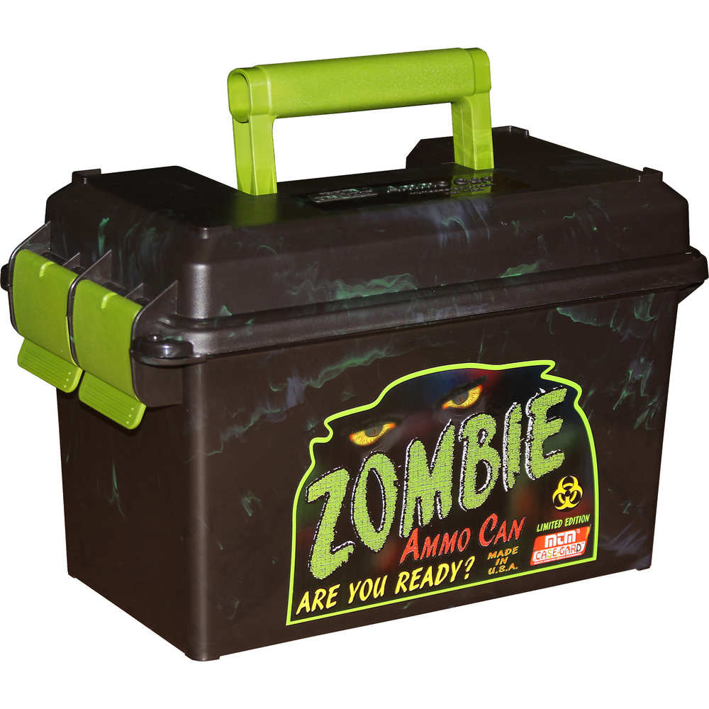 Ammunition Can 50 Caliber Black/Zombie Green