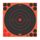 12IN ORANGE BULLS EYE TARGET 12 PK BAG photo 1