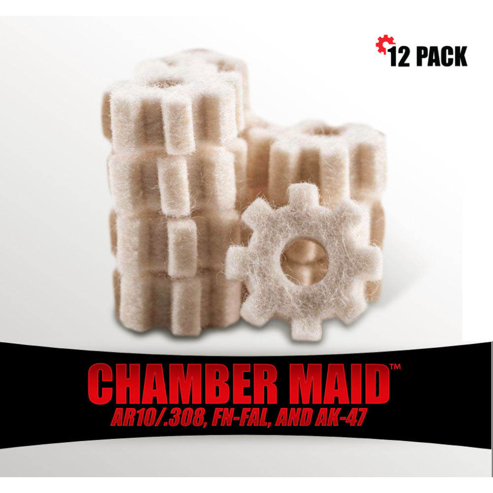 Chmbr Maid 308 Caliber Star Swabs 12-Pack