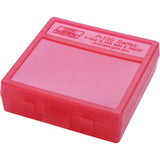 P100 Small Handgun Ammunition Box - Clear Red 100-Round Magazine photo 1