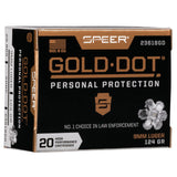 GOLD DOT 9MM LUG 124GR HP 20/BX photo 1