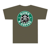 GUNS AND COFFEE T-SHIRT OLV DRB - 2XL photo 1