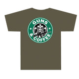 GUNS AND COFFEE T-SHIRT OLV DRB - XL photo 1
