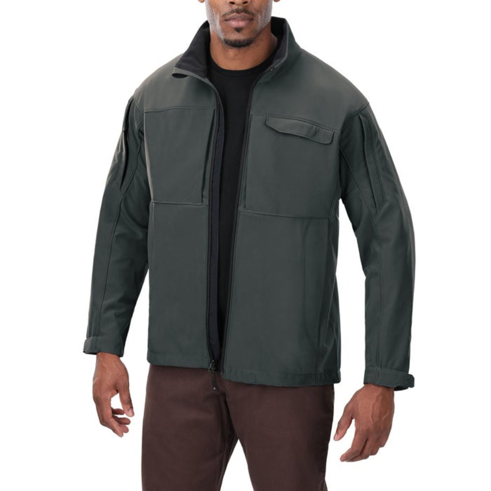 DOWNRANGE SOFTSHELL JACKET SLATE GRY XL
