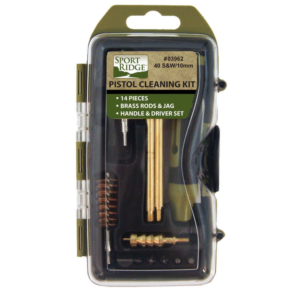 45CAL 14PC PISTOL CLNG KIT HARD CS