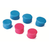 SILICON PLUGS - PINK AND TEAL photo 1