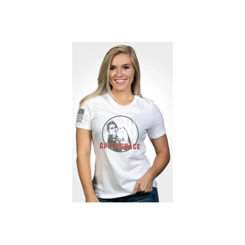 Women Relax Fit Shirt Grit/Grace White XL