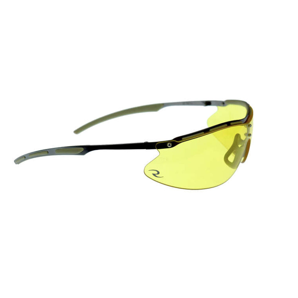 Glass Metal / Amber Lens