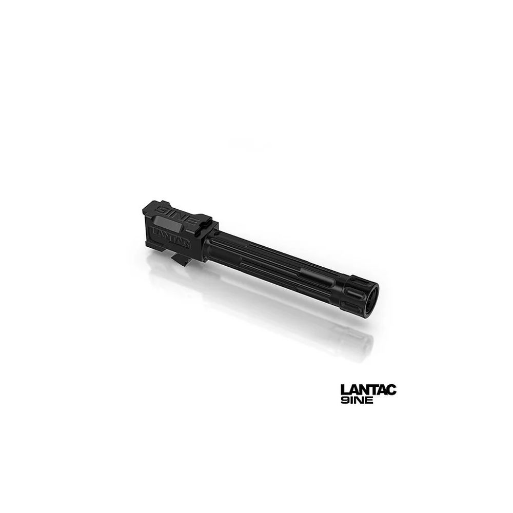 9INE G19 FLUTED THREADED BLACK BBL