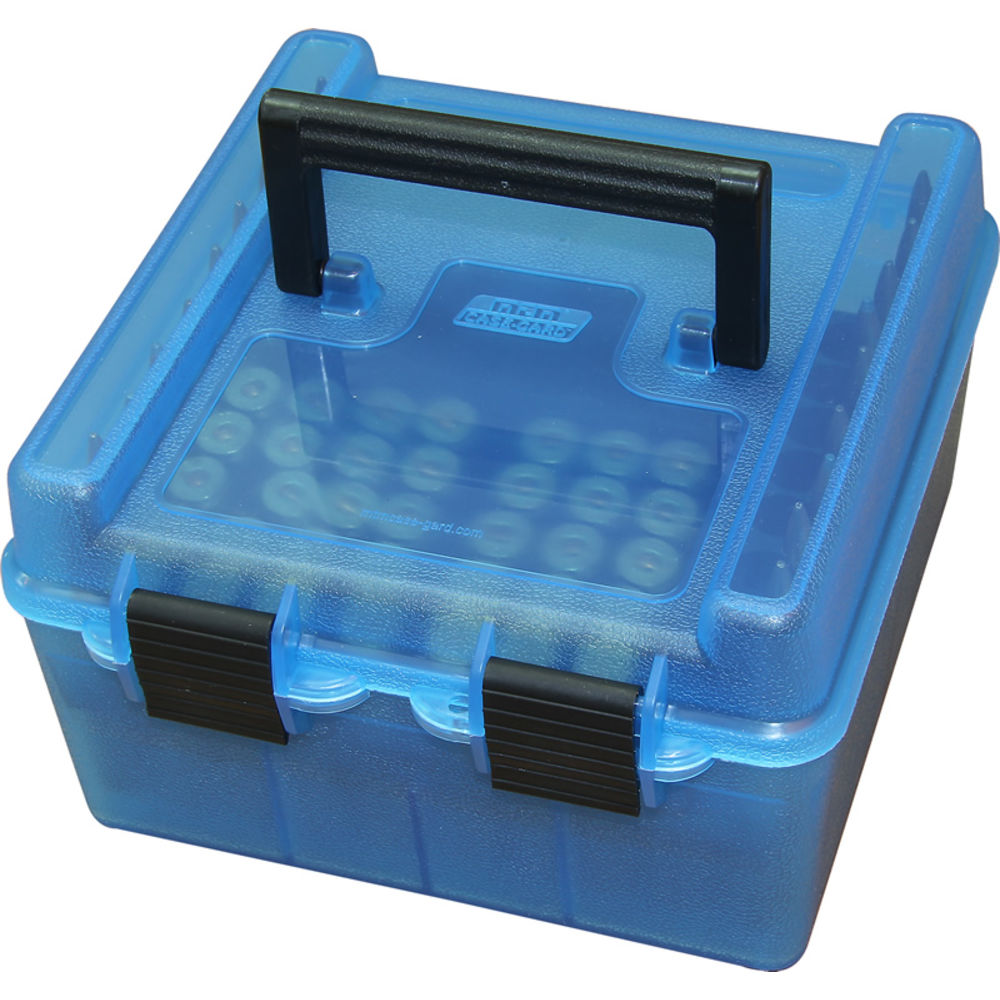 Deluxe Ammunition Box 22-250-458 Winchester Clrbl 100-Round Magazine