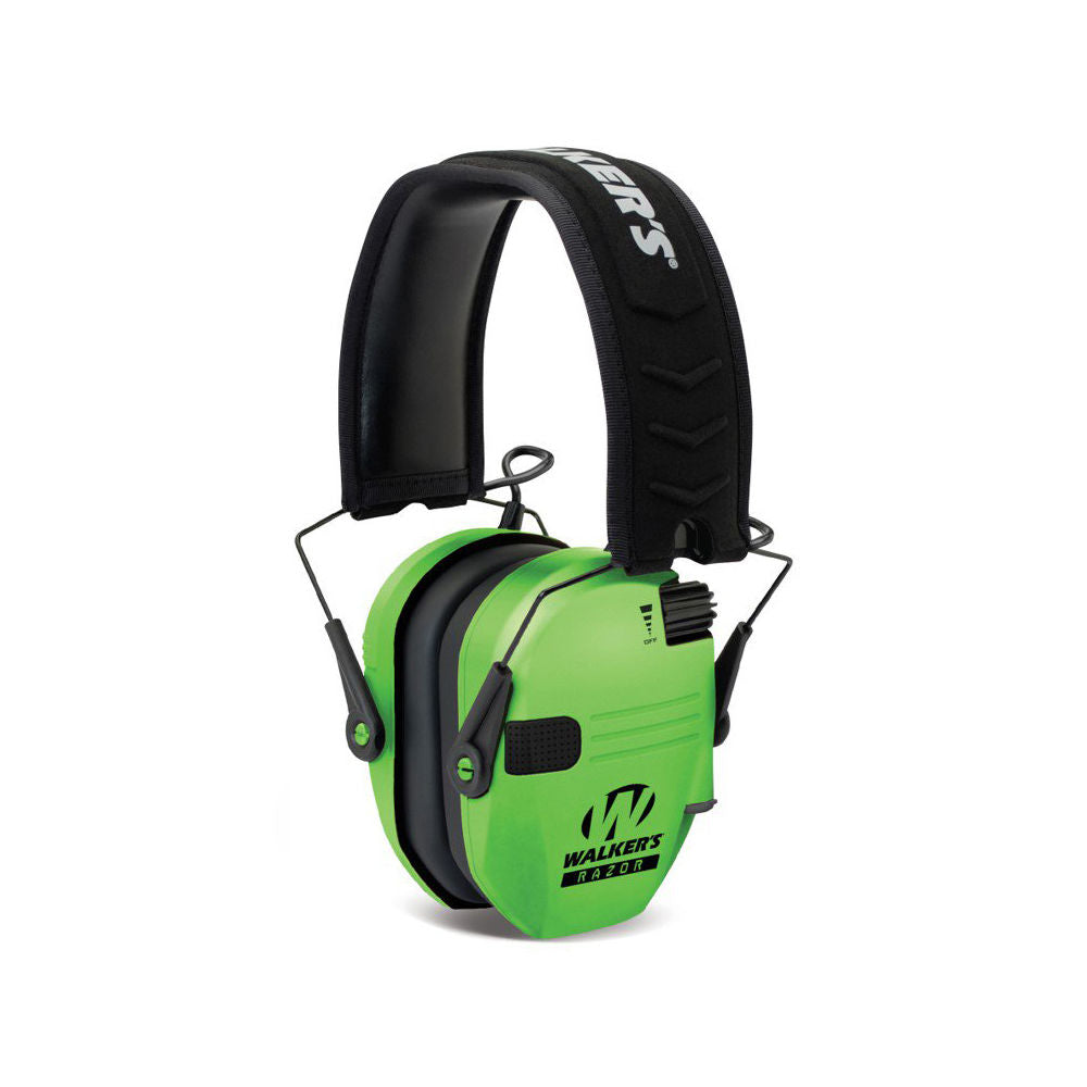 RAZOR SLIM ELECTRONIC MUFF HI VIZ GREEN