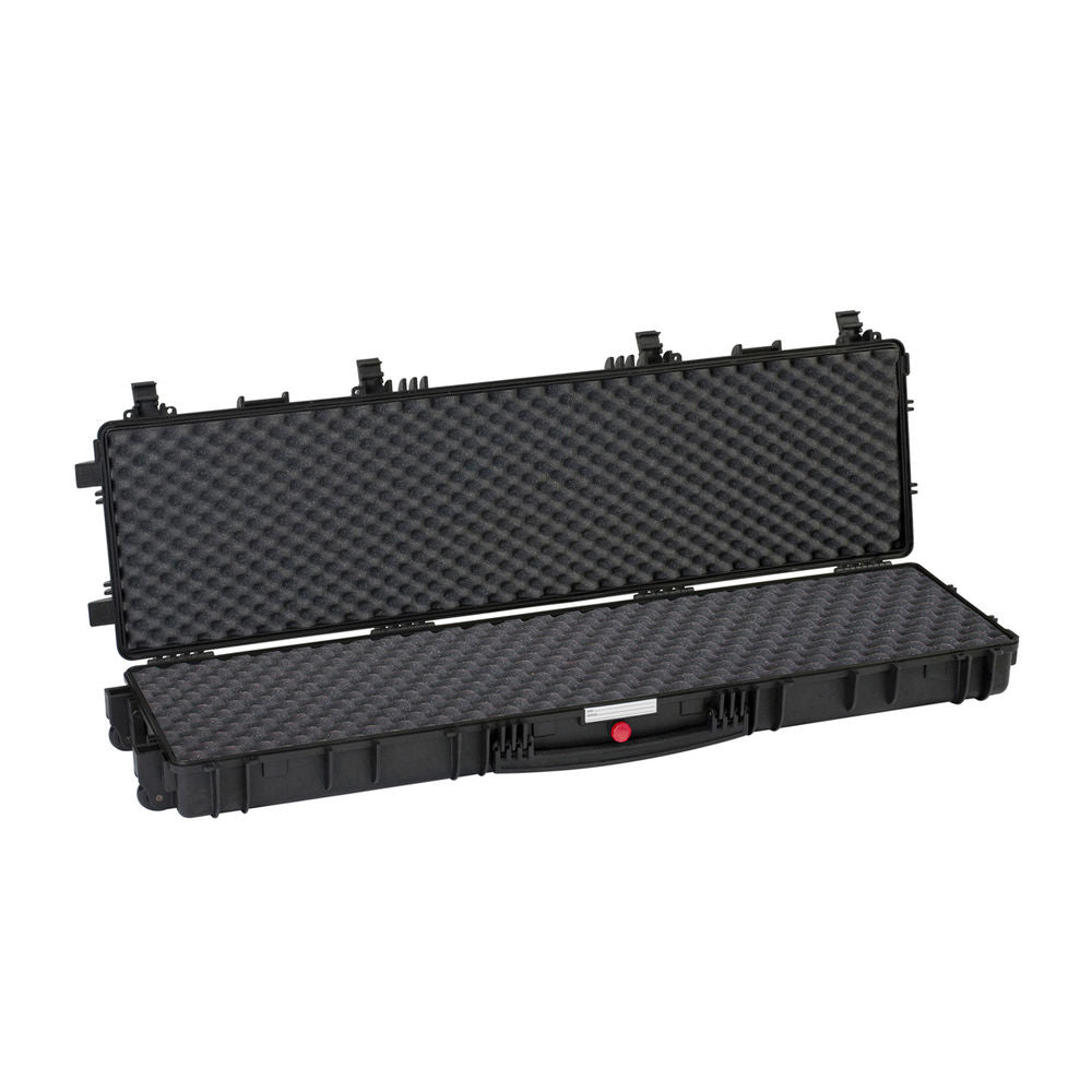 53" Red Exp Waterproof Gun Case Double Layer Convertible Foam
