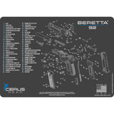 Beretta 92 Schematic Char Gray photo 1