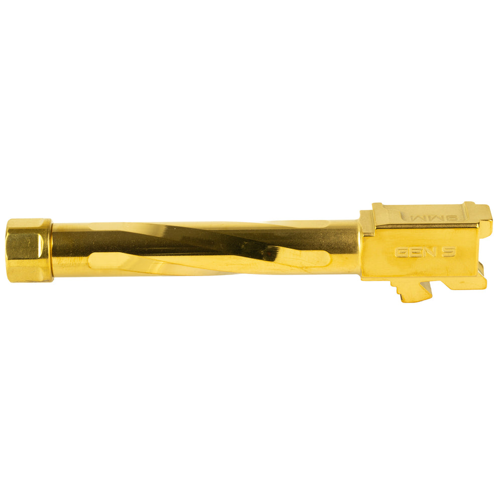 Zaffiri Barrel For Glock 17 G5 4.97 Threaded Gold