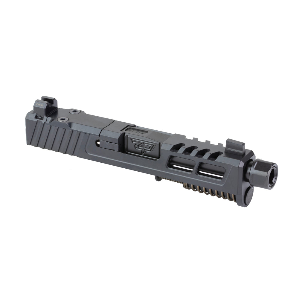 Zaffiri ZPS2 Compact Slide For G43X Threaded Black/Black