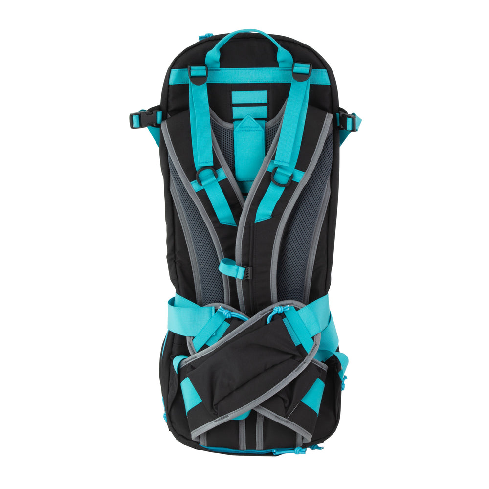 GGG Apparition Solid Black W/Cyan Zips