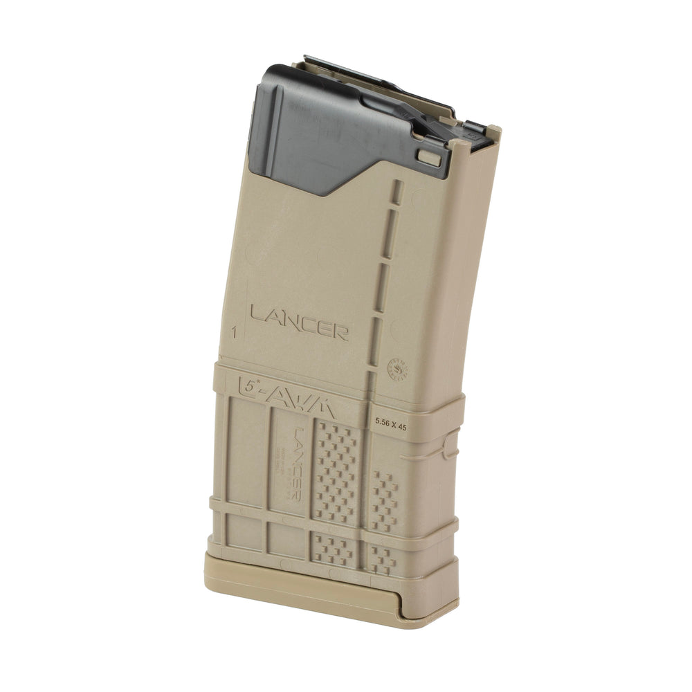 Lancer L5AWM .223 Rem Opaque 5-Round Magazine, FDE