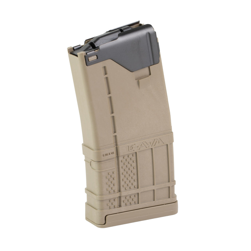 Lancer L5AWM .223 Rem Opaque 10-Round Magazine, FDE