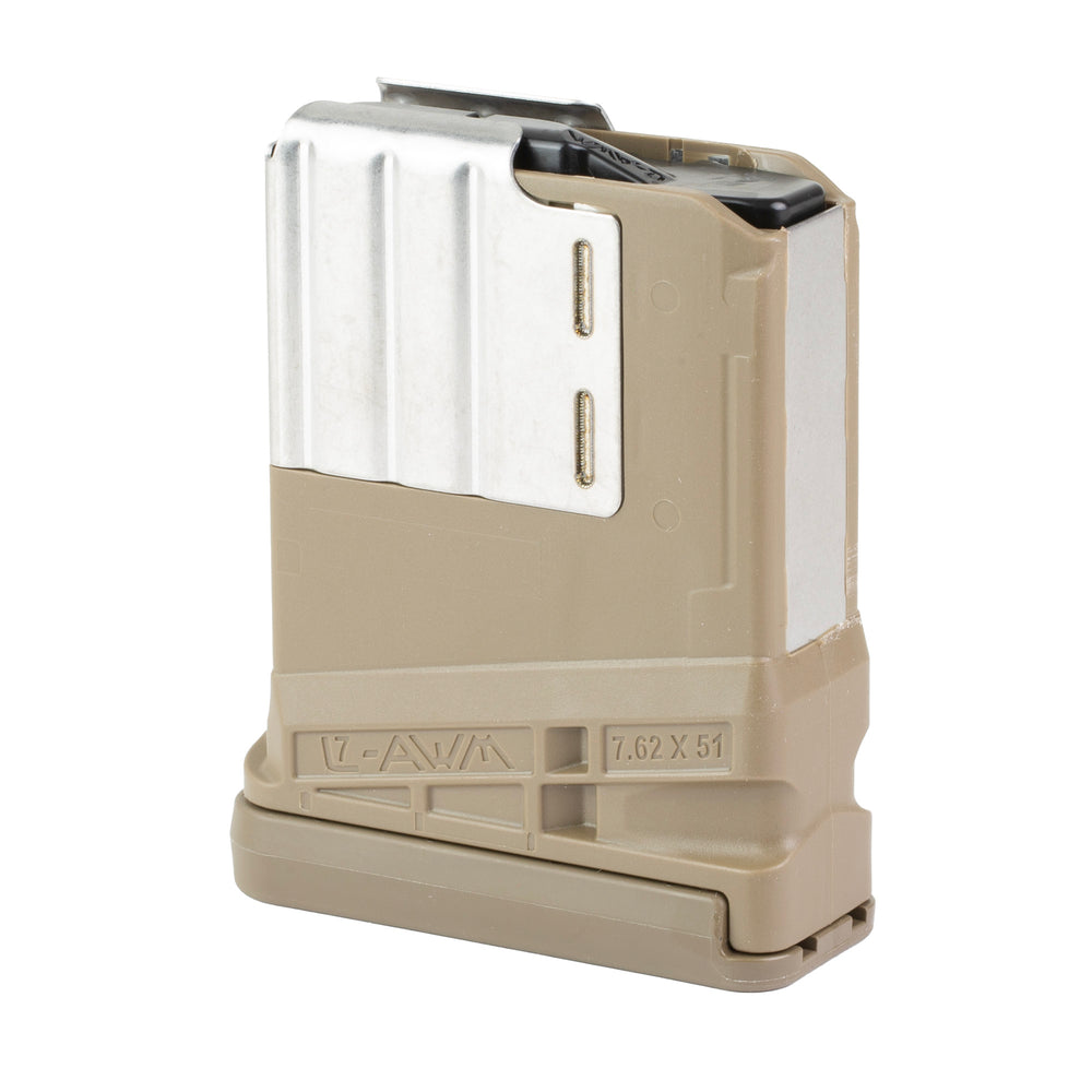 Lancer L7AWM .308 Winchester Opaque 10-Round Magazine, FDE