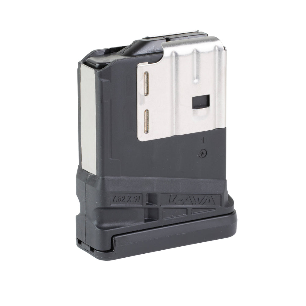 Lancer L7AWM Gen 2 .308 Winchester Opaque 5-Round Magazine, Black