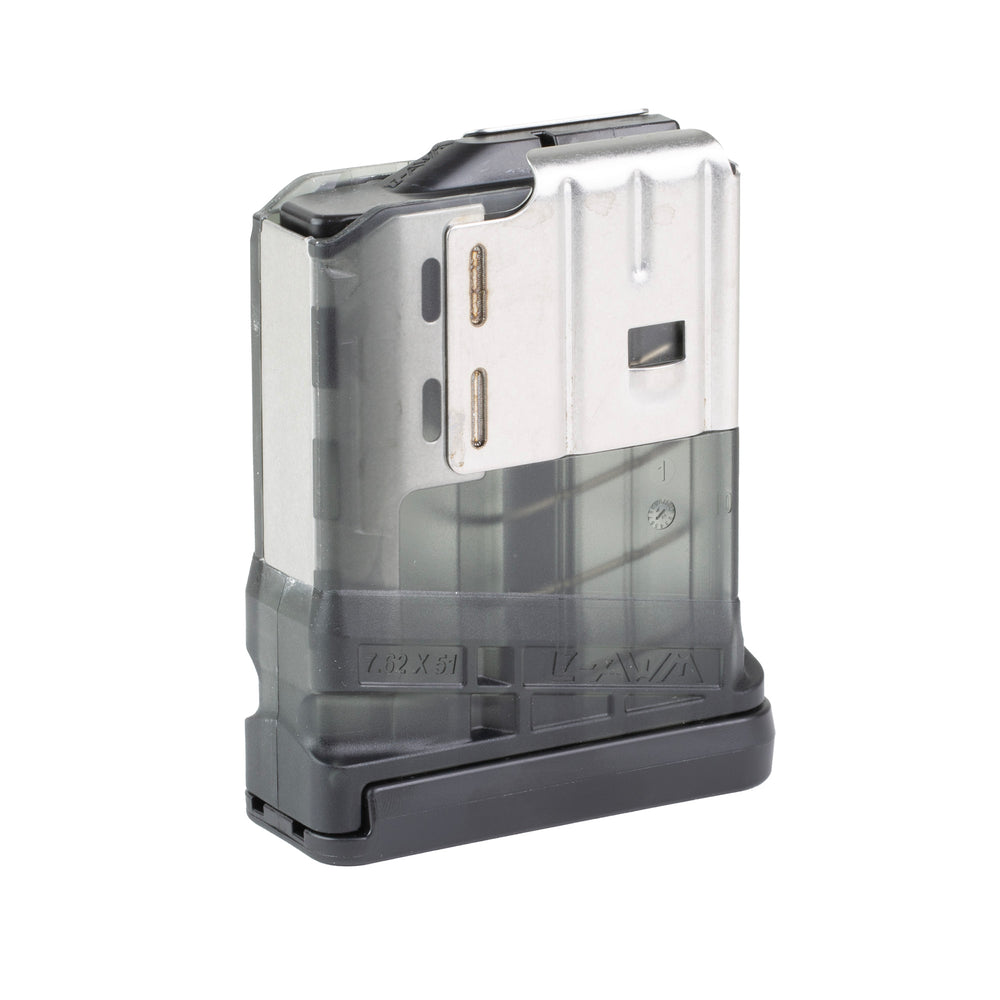 Lancer L7AWM Gen 2 .308 Winchester Translucent 5-Round Magazine, Smoke