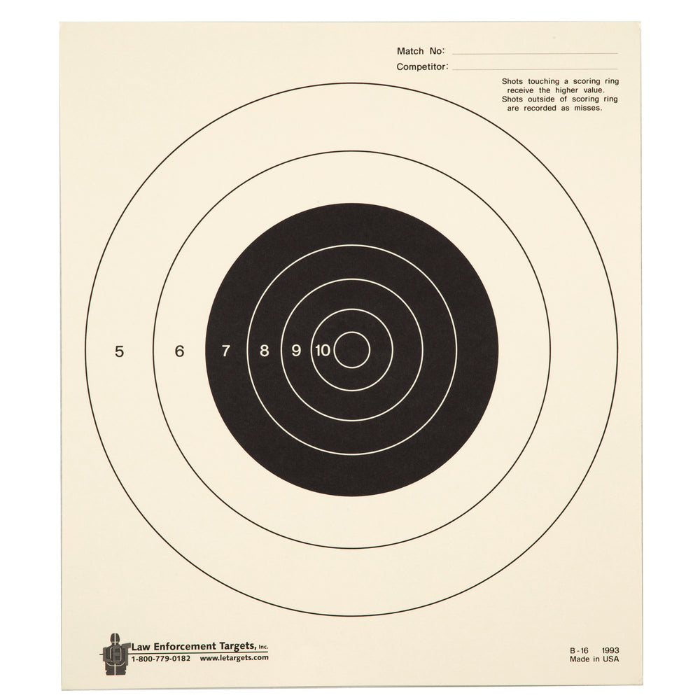 Action Target Bullseye Tag Paper 100-Pack