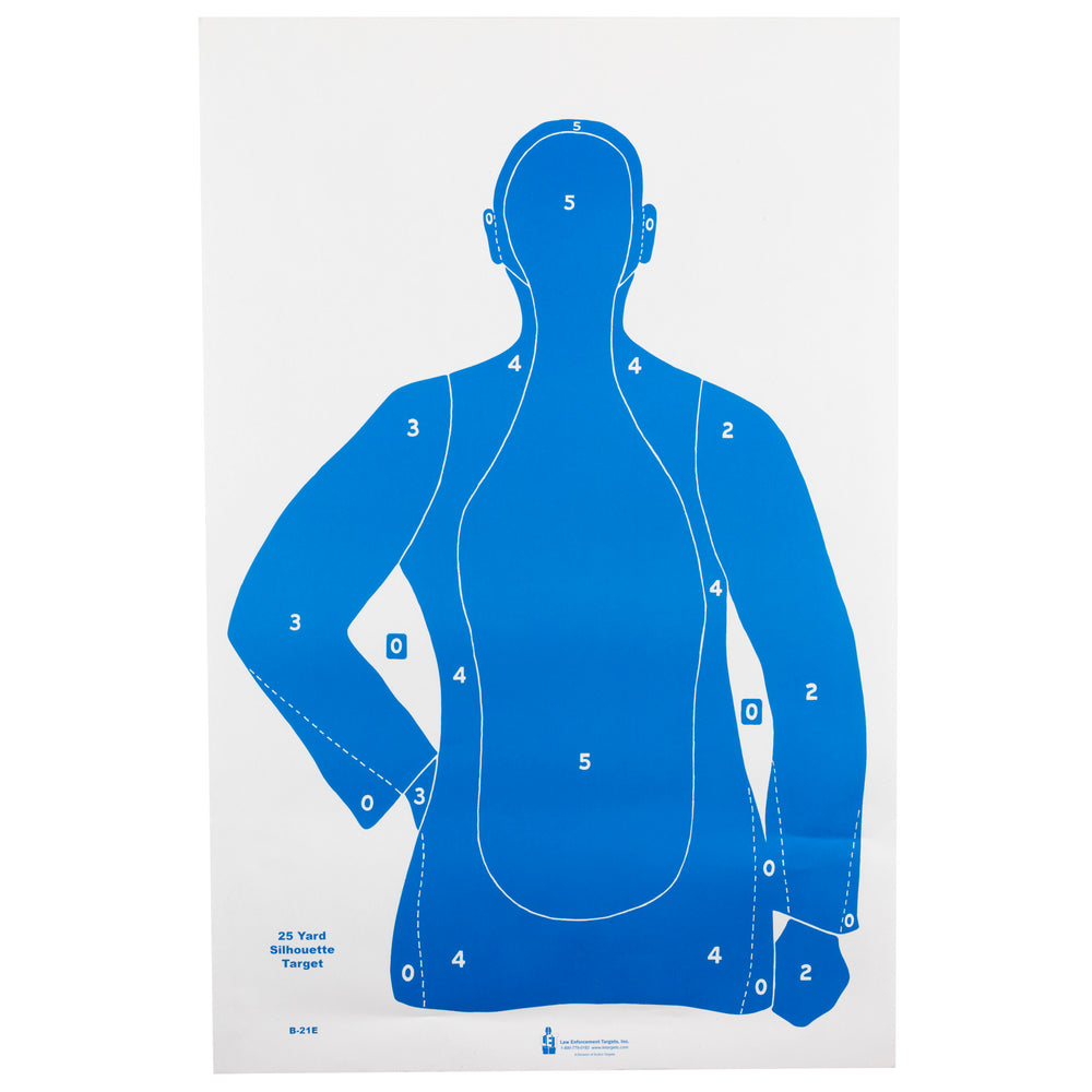 Action Target B 21E Blue 100-Pack