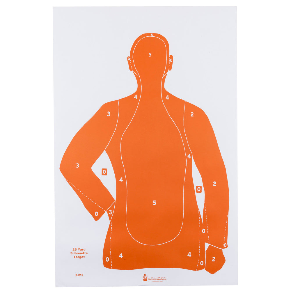 Action Target B 21E Orange 100-Pack