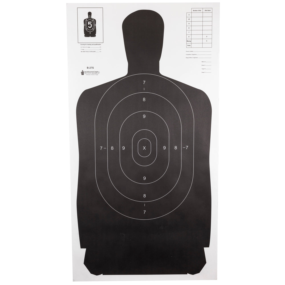 Action Target B27S Black 100-Pack