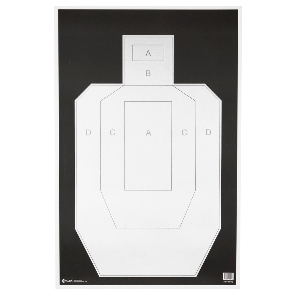 Action Target IPSC PBKB Paper 100-Pack