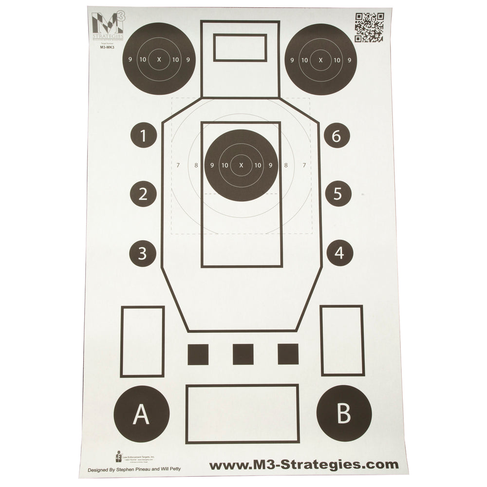 Action Target Multi Purp Training Black 100-Pack