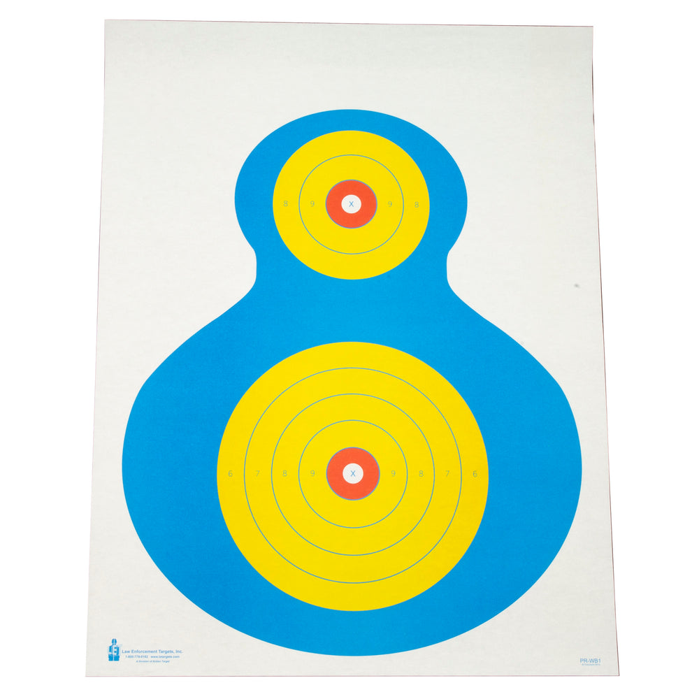 Action Target Colorful Silho Target 100-Pack